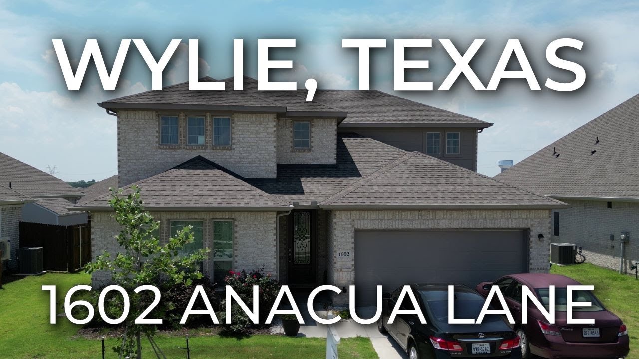 1602 Anacua Lane, Wylie, Texas 75098 — Property and Community Tour